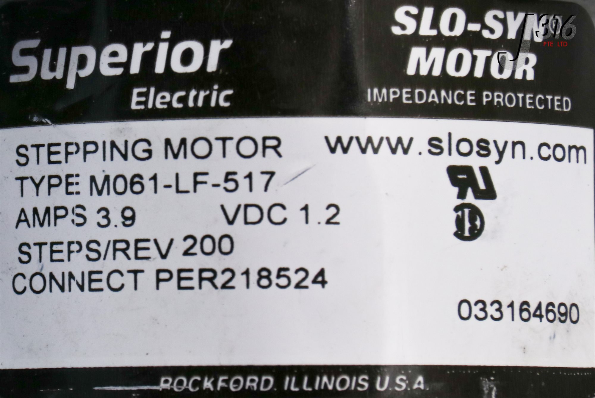 21754 SUPERIOR ELE SLO-SYN STEPPING MTR W/ BALL SCREW M061-LF-517